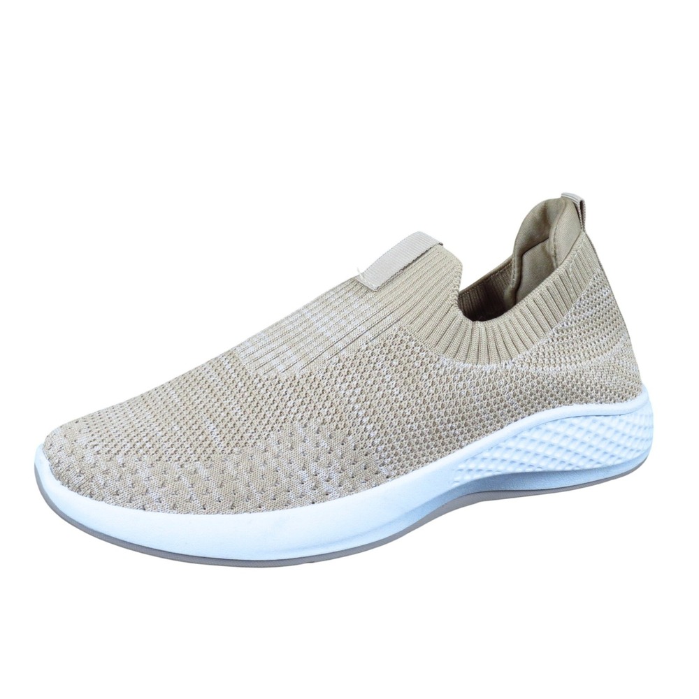 Tommy Bahama 80 867492 Womens Slip On Sneaker Size‎ 10 Casual Walking Tan Knit